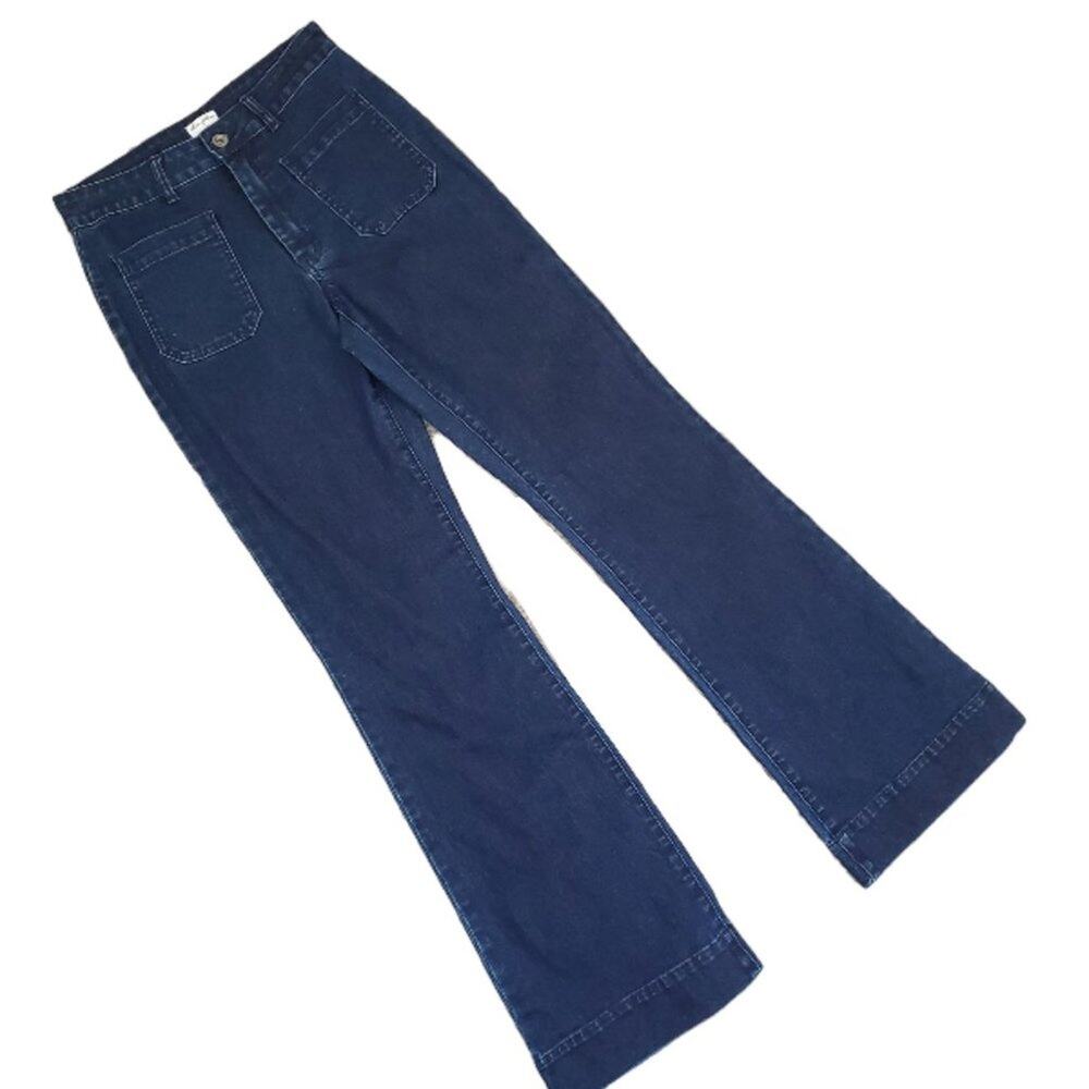 NWOT! Others Follow Flared Denim, Size S